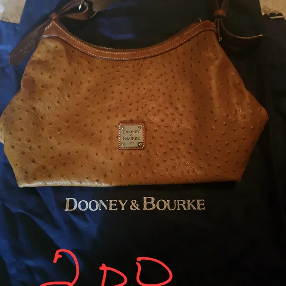 Dooney & Bourke Tan Leather Satchel - Picture 2 of 11